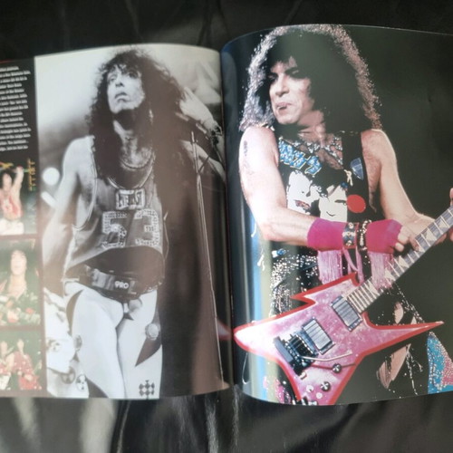 KISS Live! Book like new with poster