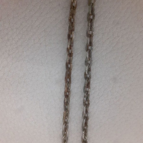Vintage butterfly pendant used, metal, 1970s