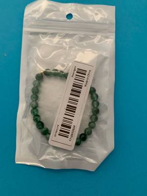 Agate bracelet new with green stones for energy and strength