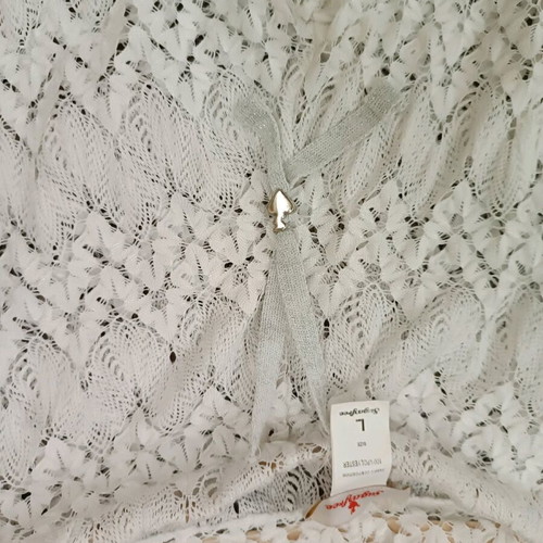 Sugar Free pants like new, lace, size L, white