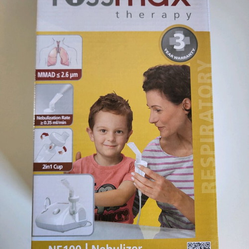 Rossmax NE100 Nebulizer like new, compressor, fine mist