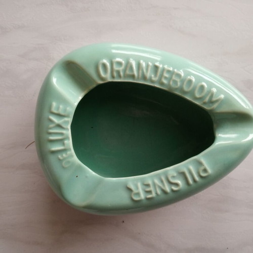 Oranjeboom ceramic beer ashtray like new
