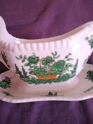 Spode Copeland antique porcelain sauce boat from England