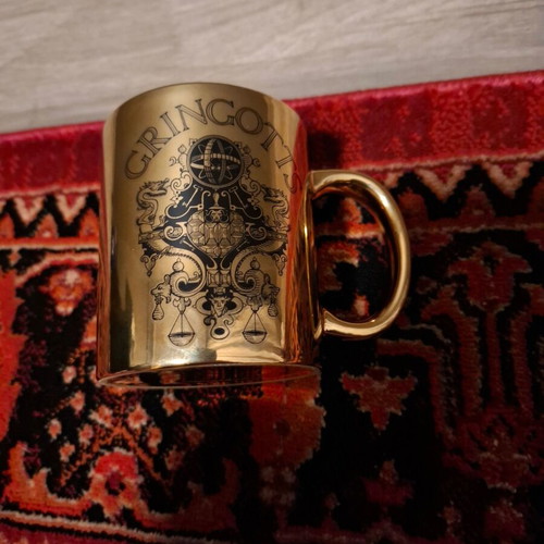 Harry Potter Gringotts Gold Metallic Mug σαν καινούργιο