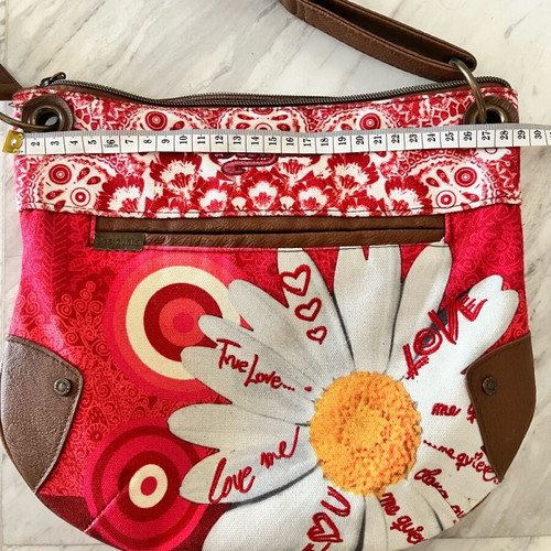 Desigual crossbody bag like new, colorful with adjustable strap