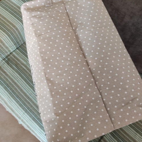 Storage basket with handles, new, thick canvas fabric