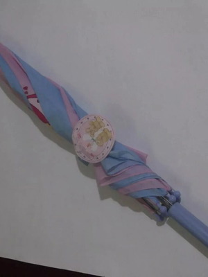 Forever Friends Child's Umbrella new, blue and pink vintage, 69.5 cm