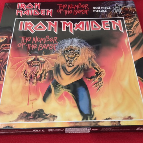 Iron Maiden The Number Of The Beast 500 Piece Puzzle mint sealed