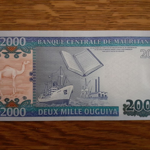 Mauritania 2,000 Ouguiya 2011 new