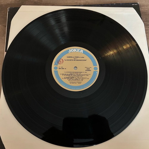 Gabriella Ferri vinyl used, La societa dei magnaccioni, pop