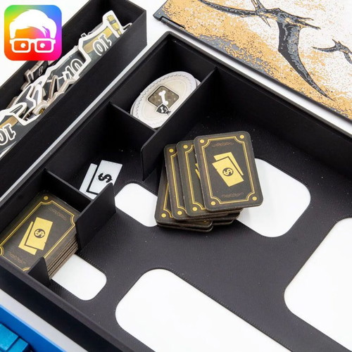 Bone Wars Board Game Organizer 3D Printed for Sleeved Cards