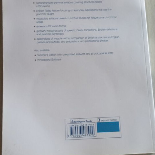 Mastering Grammar and Lexis for B2 Exams book like new, Burlington