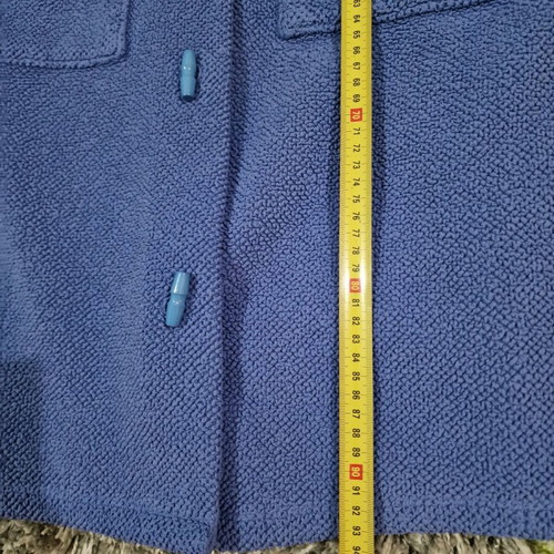Marks & Spencer blue midaxi women fleece trench jacket like new, size S