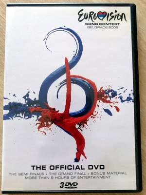 Eurovision Song Contest Belgrade 2008 DVD used