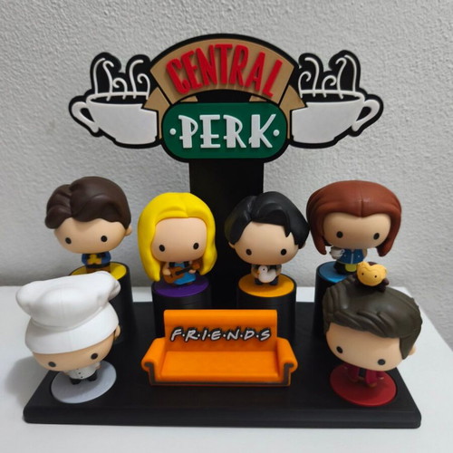 Friends McDonalds Collection Stand new, PLA plastic