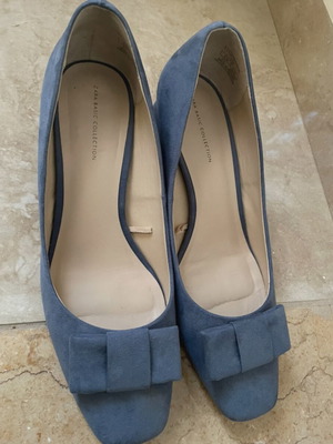 Γόβες Zara μεταχειρισμένες, τιρκουάζ, μέγεθος 40