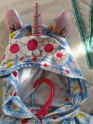 Onesie pajama like new, cotton, multicolor size 10-12