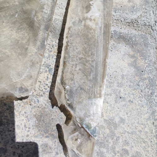 Natural Crystal Stone Mariaglas Mineral Decoration like new