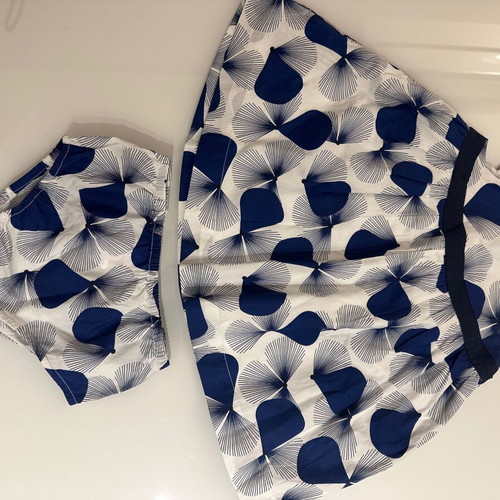 Baby dress new organic cotton with matching underwear
