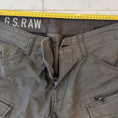 G-Star Raw men's cargo pants gray used W33 L32