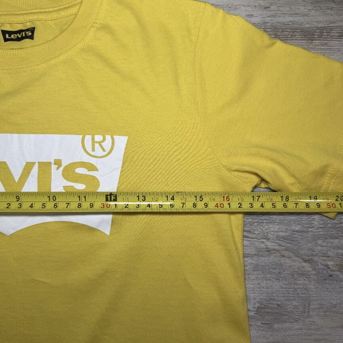 Levi's Batwing Logo T-Shirt Yellow Youth Size 14A NWT