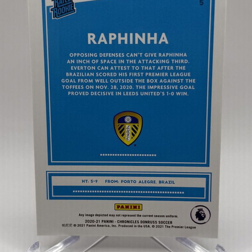 Panini Chronicles Donruss Raphinha Rated Rookie Purple Astro card new