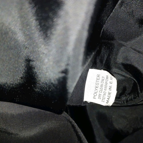 Long skirt used, black with lace, size XL