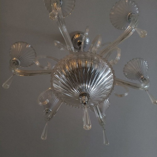 Ideal Lux chandeliers set of 2 made of hand-blown glass like new