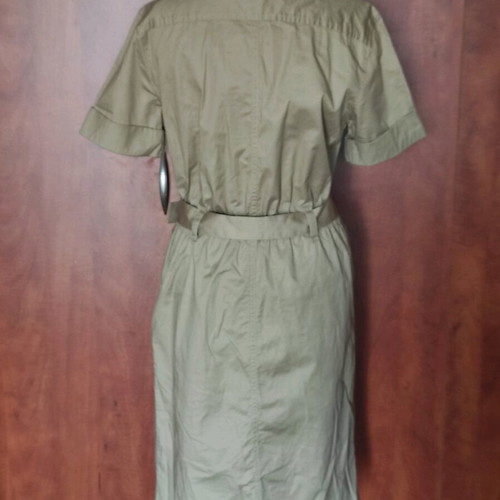 Little Island Heritage Shirt Dress like new, beige, size Medium
