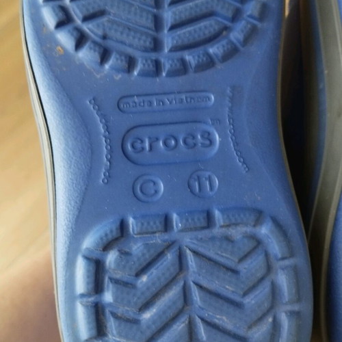Crocs kids' rain boots used, blue, sizes 28-29