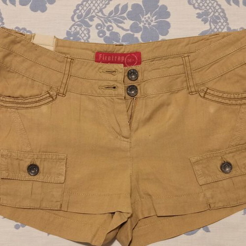 Firetrap short used, low-rise, 70% silk 30% cotton, size S