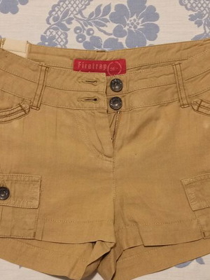 Firetrap short used, low-rise, 70% silk 30% cotton, size S