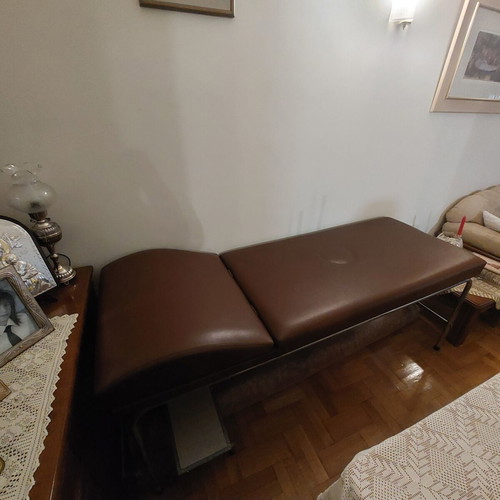 Folding examination, massage and aesthetic bed