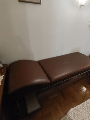 Folding examination, massage and aesthetic bed