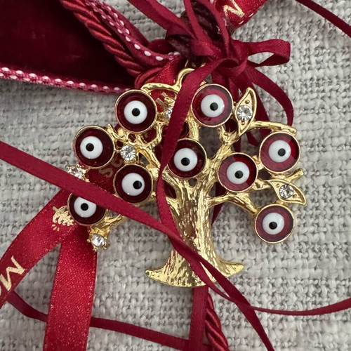 Zerteo Gold-Plated Tree of Life Charm 5x6 cm New