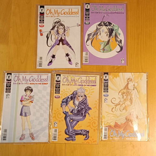 Oh My Goddess! Childhood’s End 1&2 and Hail to the Chief 1-3 set new