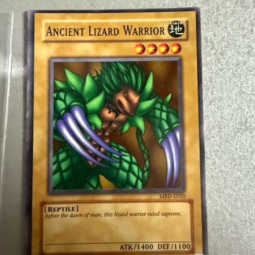 Yu-Gi-Oh! TCG Ancient Lizard Warrior Metal Raiders MRD-050 like new