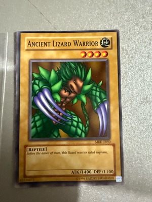 Yu-Gi-Oh! TCG Ancient Lizard Warrior Metal Raiders MRD-050 like new