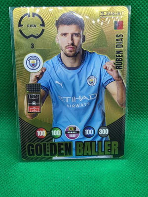 Ruben Dias Golden Baller Adrenalyn XL Panini FIFA Club World Cup 2025 new