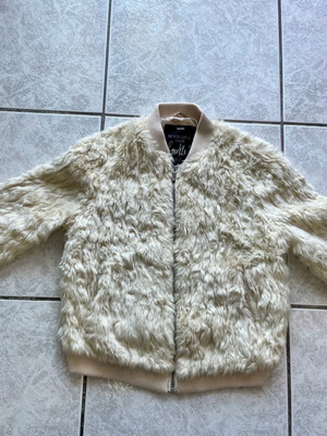 Γουνάκι Jacket άριστο, μέγεθος Μ, άσπρο