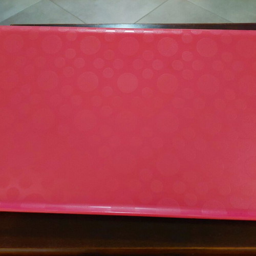 IKEA laptop stand like new, fuchsia color