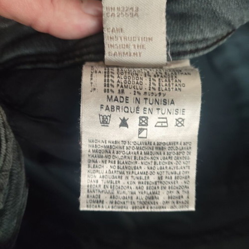 Diesel women's cotton jeans size 28 like new, gray blue