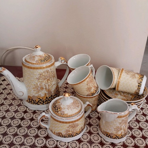 Vintage ceramic coffee set new
