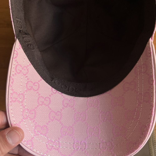 Gucci Cap like new, pink, one size