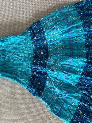 Blue summer dress like new for 24-36 months