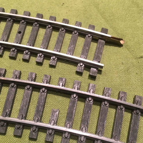 Jouef curved rails code 870 used, pack of 10, HO scale 1/87