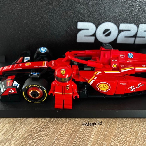 Βάση για LEGO Speed Champions με λογότυπο F1 made-to-order