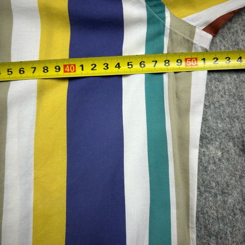 Vintage Kevin Up striped men's shirt medium multicolor used