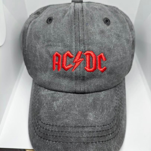 AC/DC Vintage Style Cap with Embroidered Logo like new