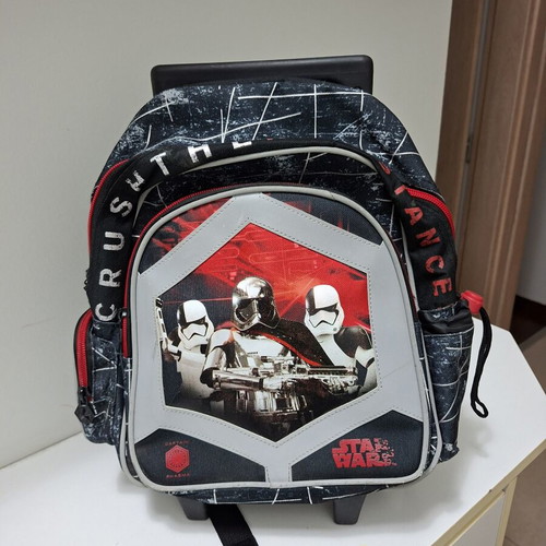 Star Wars Graffiti School Trolley Backpack like new